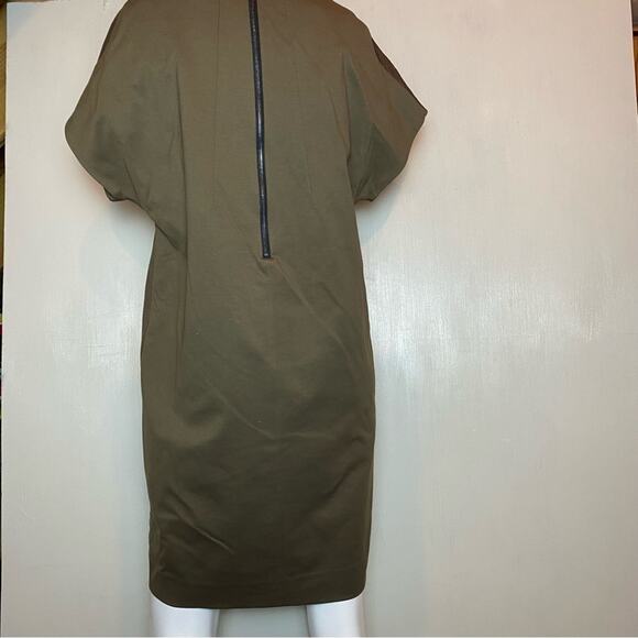 Tomorrowland Woman’s Textured Mid Length Brown Shift Dress- Medium - Picture 3 of 7